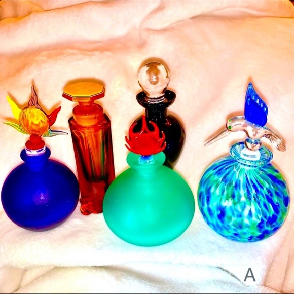 Murano Wave Pattern Hand Blown Vase - Purple - Picture 12 of 16